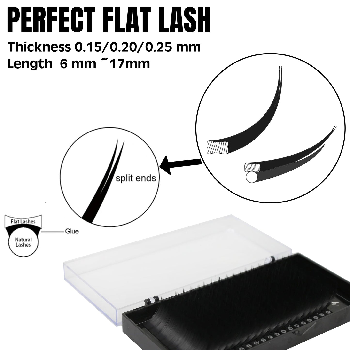 Lashmond Perfect Lash C Curl Thickness 0.15/0.20/0.25 mm X 6 mm - 17mm