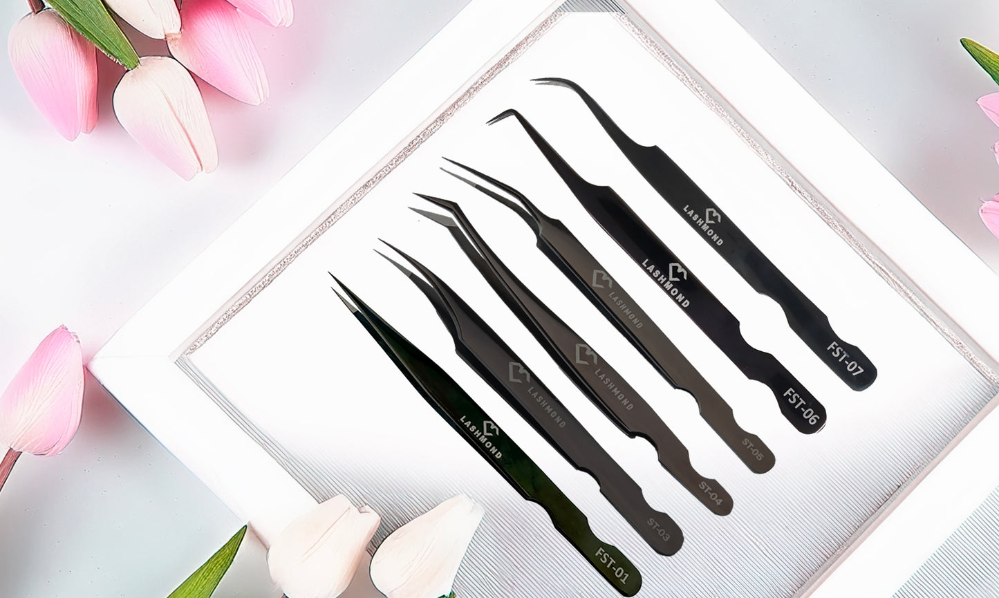 Classic Straight Lash Tweezers-Soft Tension FST02
