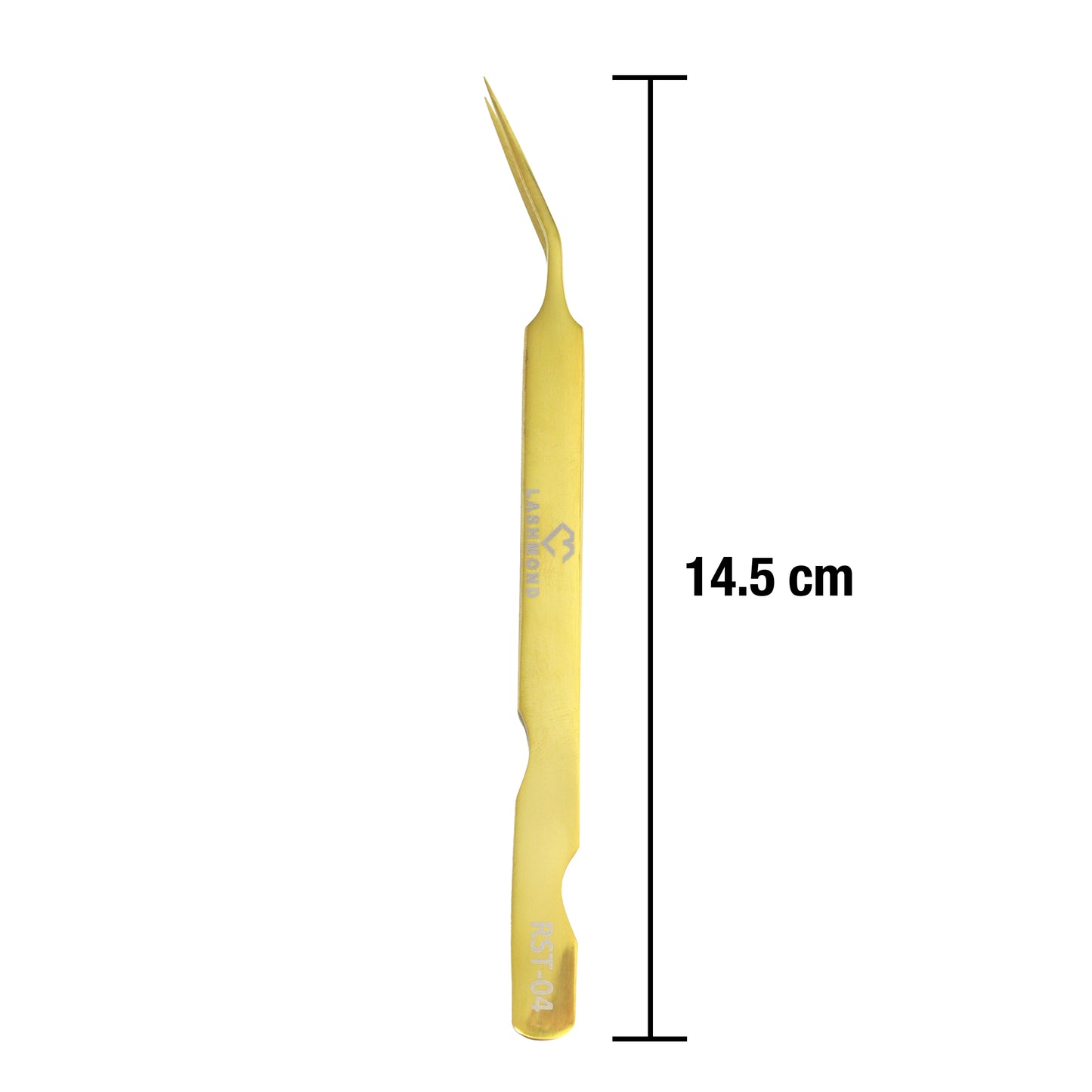 Classic Crane Lash Tweezers-Soft Tension RST04, Gold