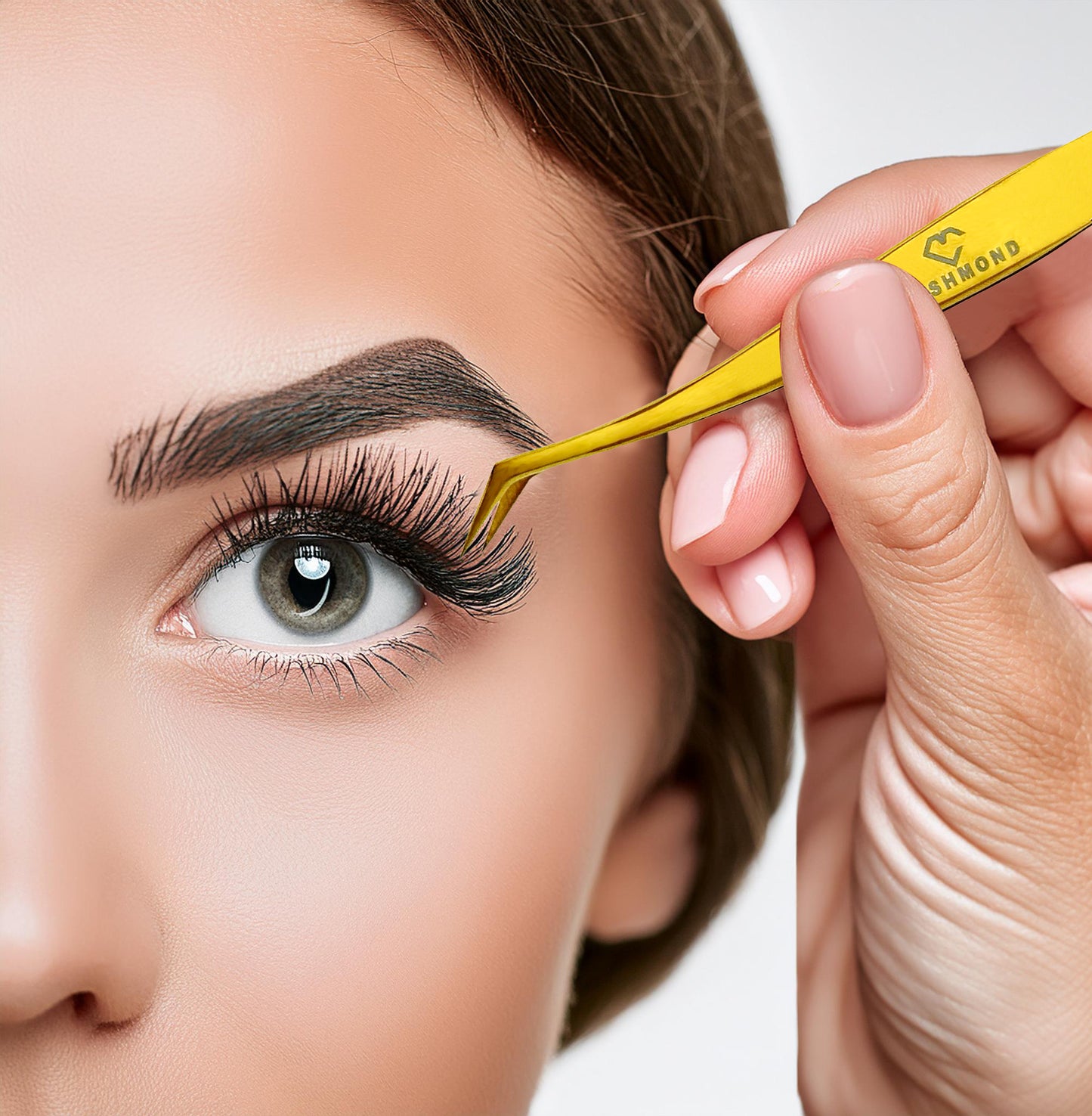 Classic Crane Lash Tweezers-Soft Tension, Gold  RST05