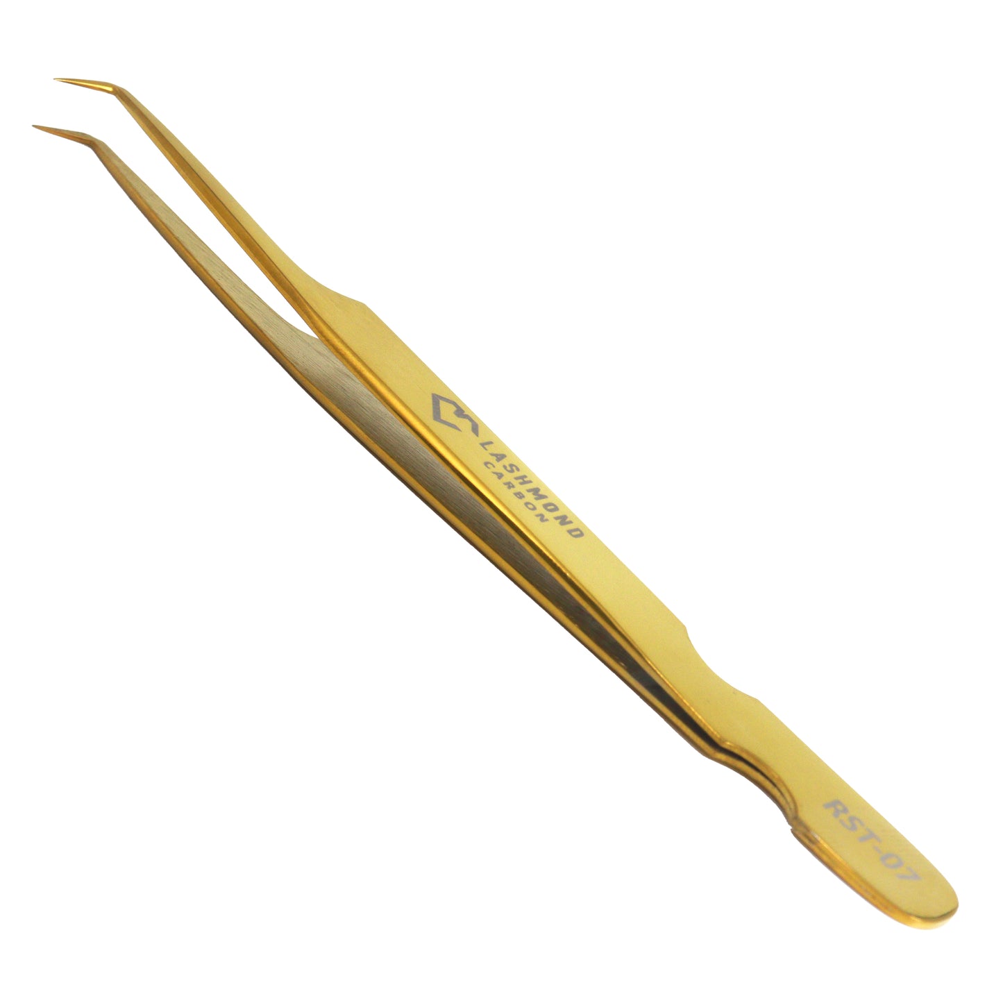 L-Shaped Lash Tweezers for Volume-Soft Tension RST07, Gold
