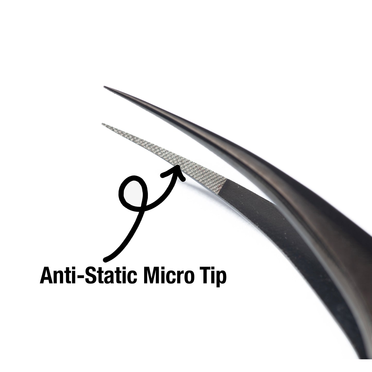 Classic Curved Lash Tweezers-Soft Tension FST03