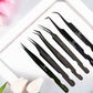 S-Shaped Lash Tweezers for Volume-Soft Tension FST07