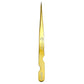 Super Straight Lash Tweezers-Soft Tension RST02 Gold