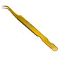 S-Shaped Lash Tweezers for Volume-Soft Tension RST06, Gold