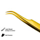 S-Shaped Lash Tweezers for Volume-Soft Tension RST06, Gold