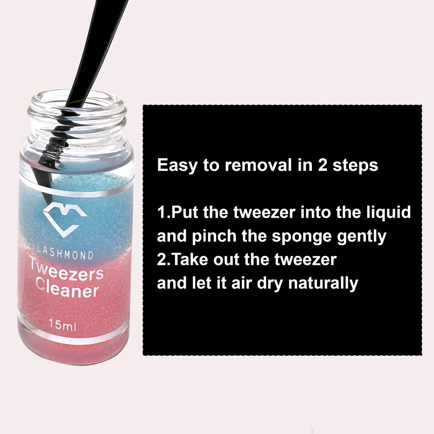 Professional Eyelash Extension Tweezers Cleaner 15 ml